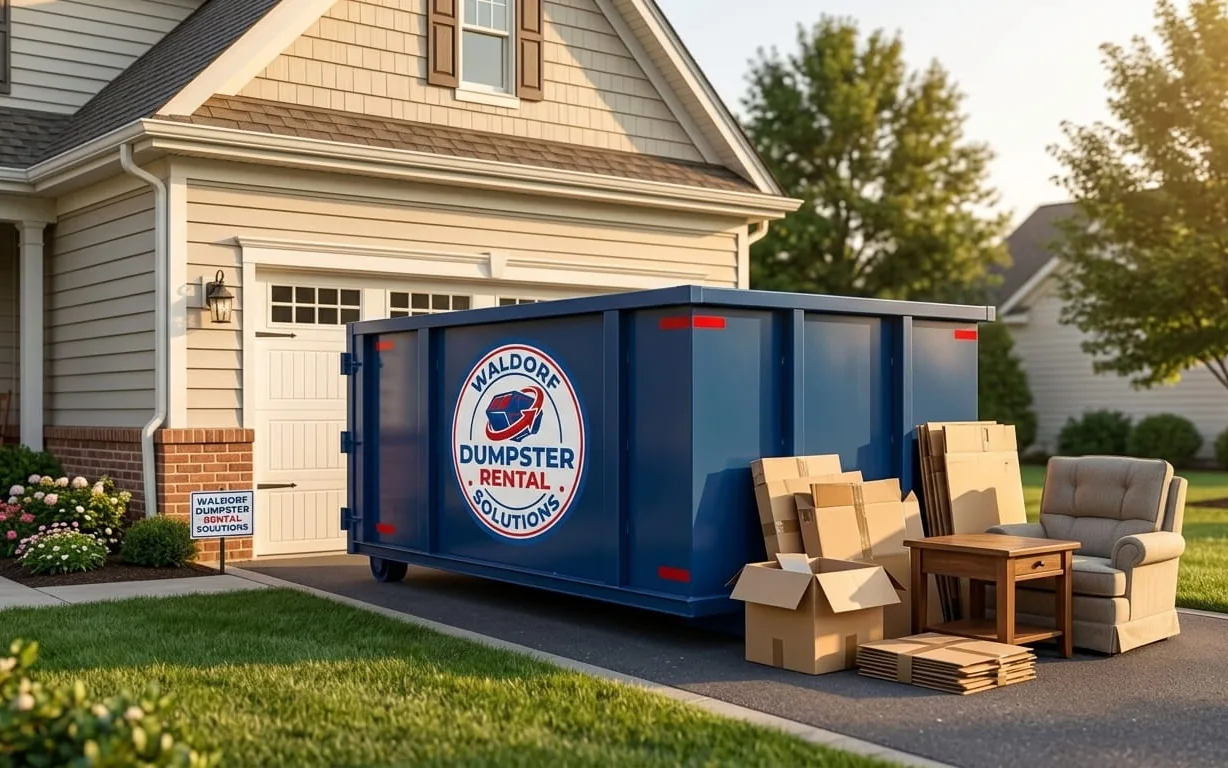 Dumpster rental in White Plains MD Roll-off dumpster rental serving White Plains, MD